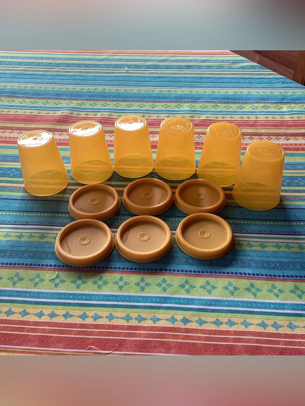 Tupper Minis -set of 6 in saffron